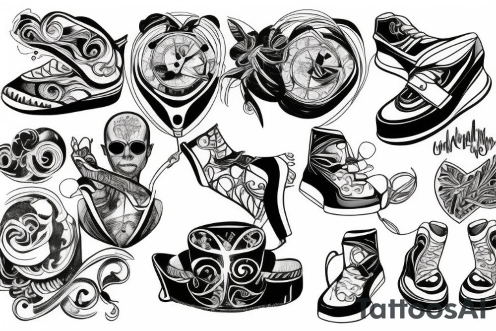 Electric step tattoo idea