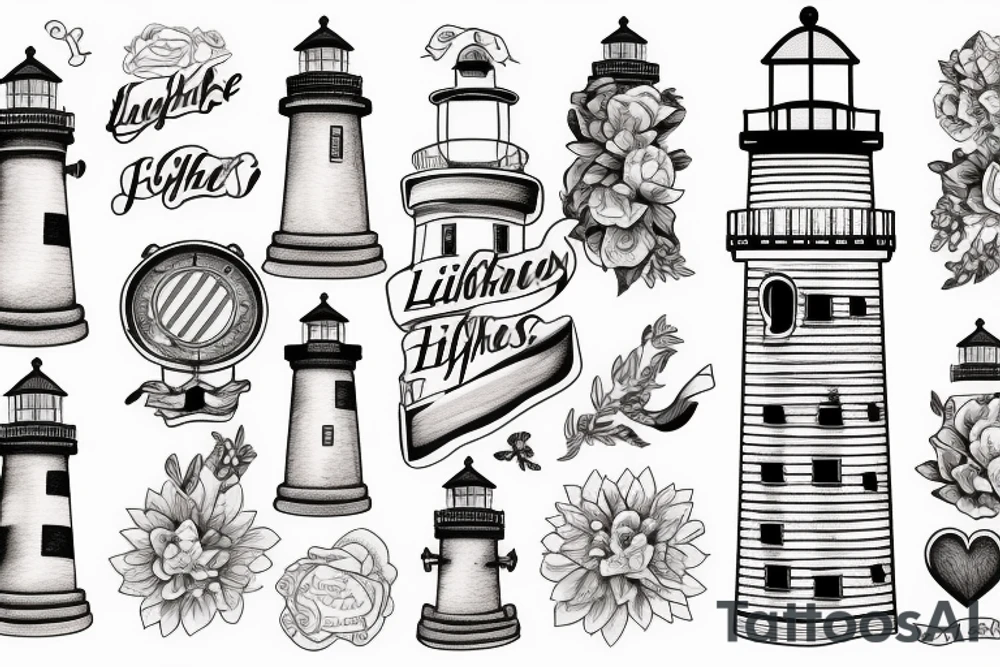 lighthouse where we got married tattoo idea