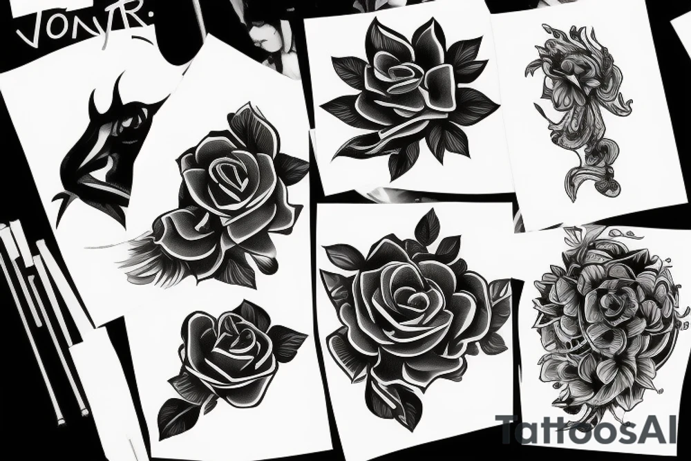пионы tattoo idea