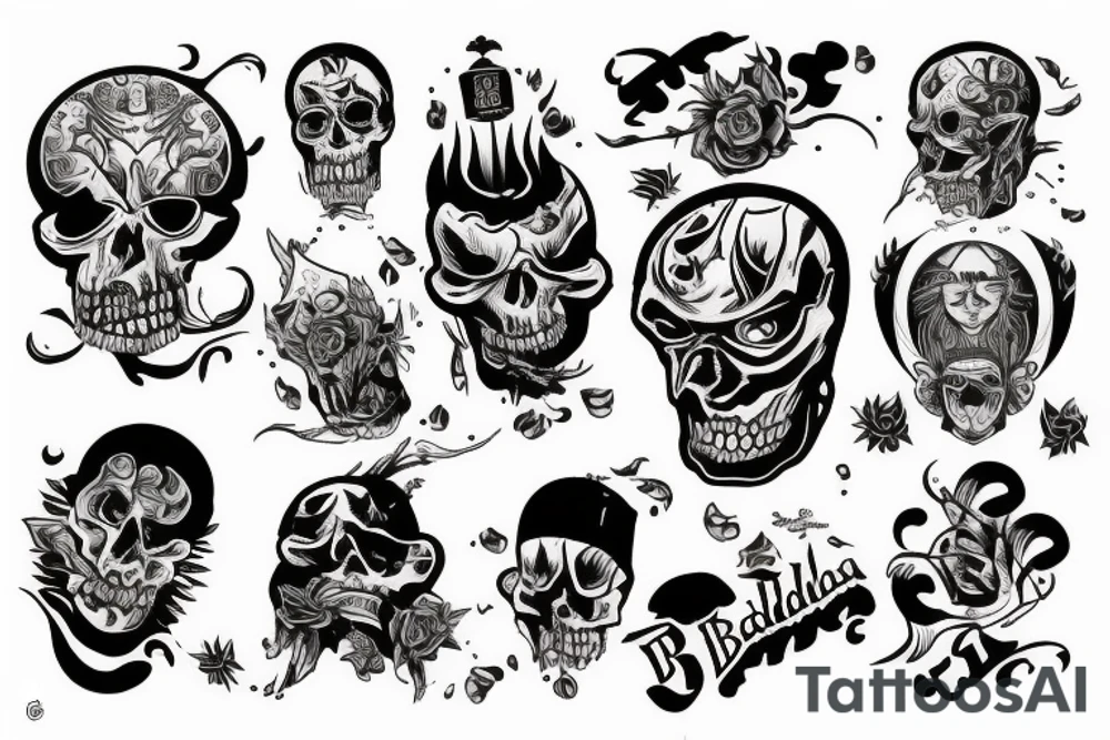 Badalona evil tattoo idea