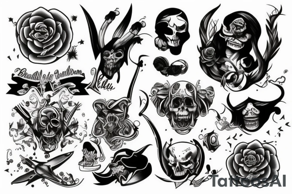 Badalona evil tattoo idea