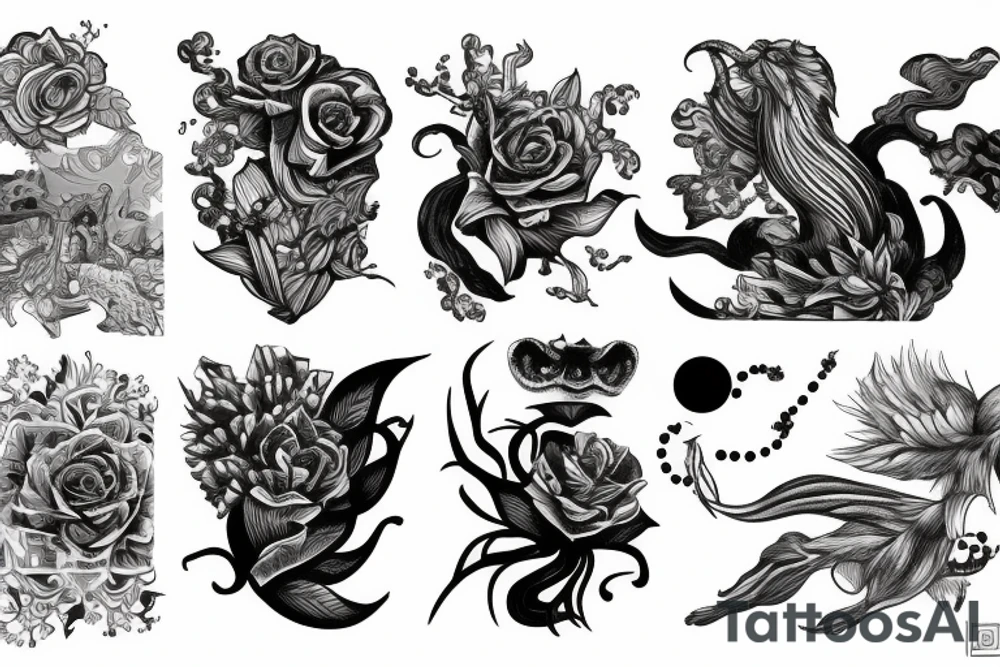 пионы tattoo idea