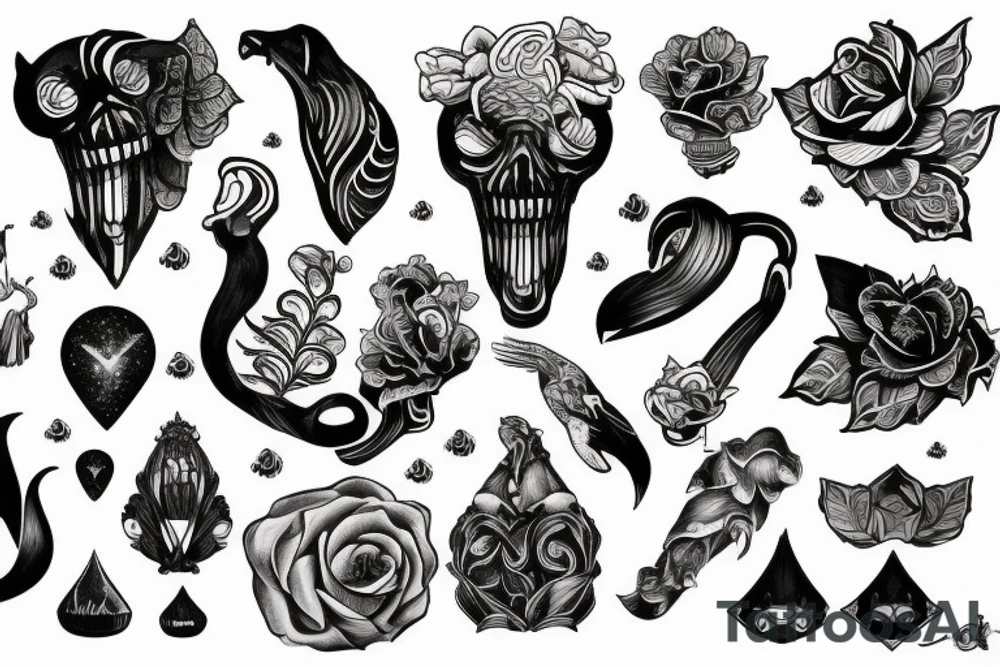 пионы tattoo idea
