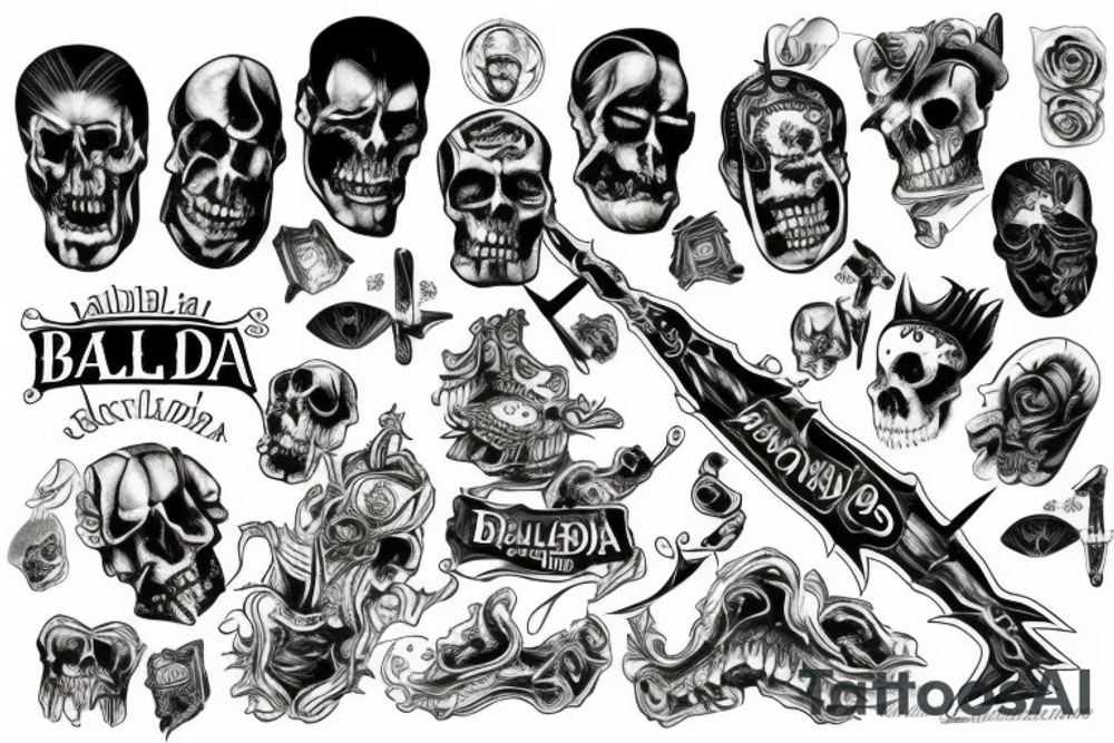 Badalona Evil 1999 tattoo idea