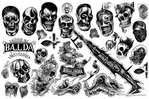 Badalona Evil 1999 tattoo idea