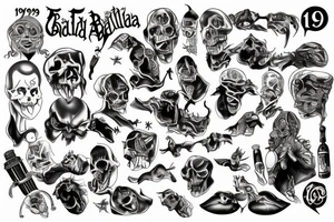 Badalona Evil 1999 tattoo idea
