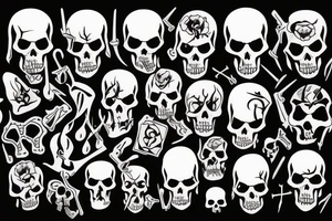 grim reaper tattoo idea