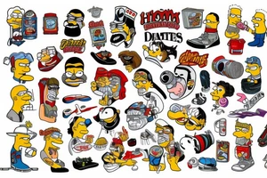 Homer tattoo idea