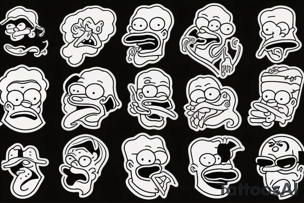 Homer tattoo idea