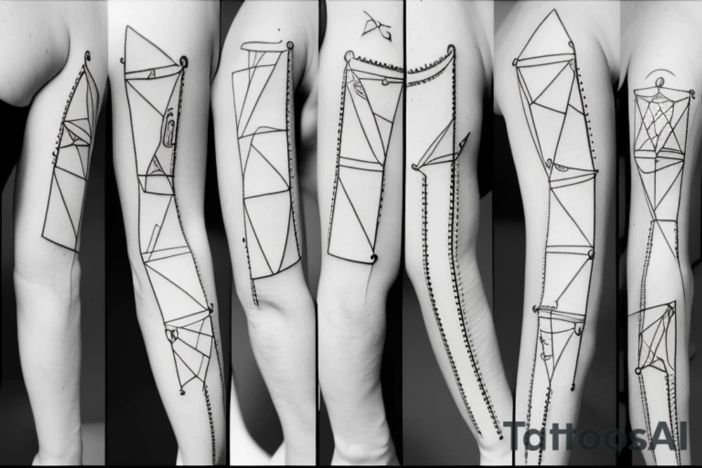 Cardinality of the continuum or axiom of infinity turned into a minimal fine line tattoo tattoo idea