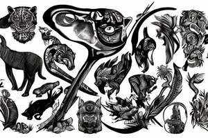 far cry 3 sleeve style but without animals tattoo idea