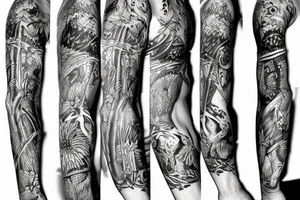 far cry 3 sleeve style but without animals tattoo idea