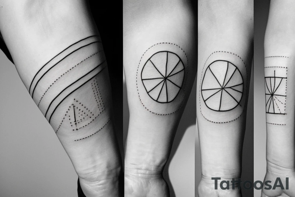 axiom of infinity written out turned into a minimal fine line tattoo tattoo idea