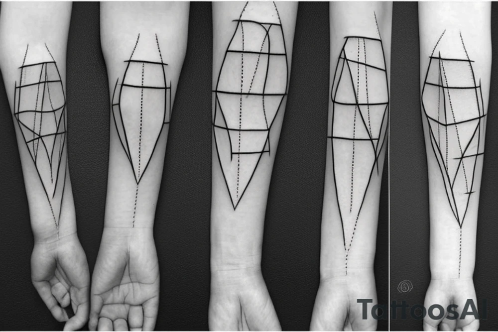 axiom of infinity written out turned into a minimal fine line tattoo tattoo idea