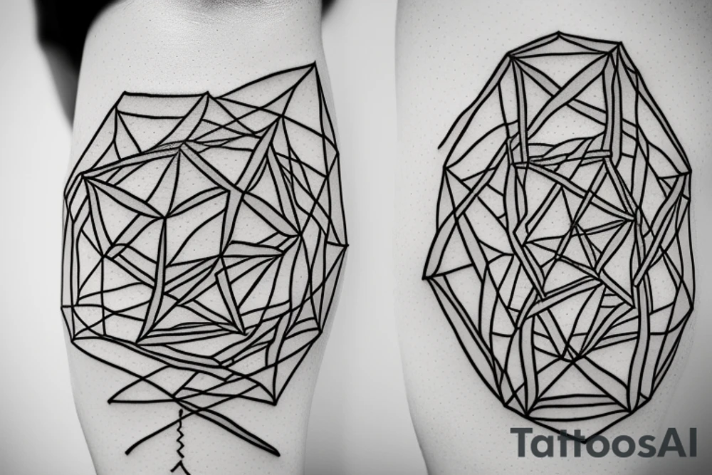 axiom of infinity written out turned into a minimal fine line tattoo tattoo idea