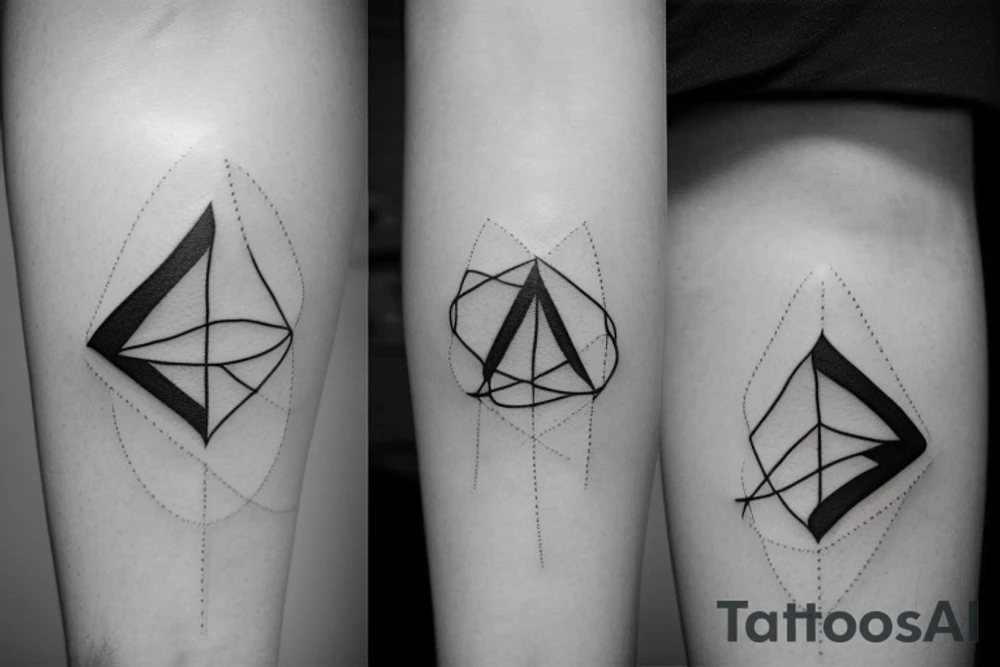 axiom of infinity written out turned into a minimal fine line tattoo tattoo idea