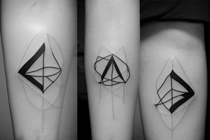 axiom of infinity written out turned into a minimal fine line tattoo tattoo idea