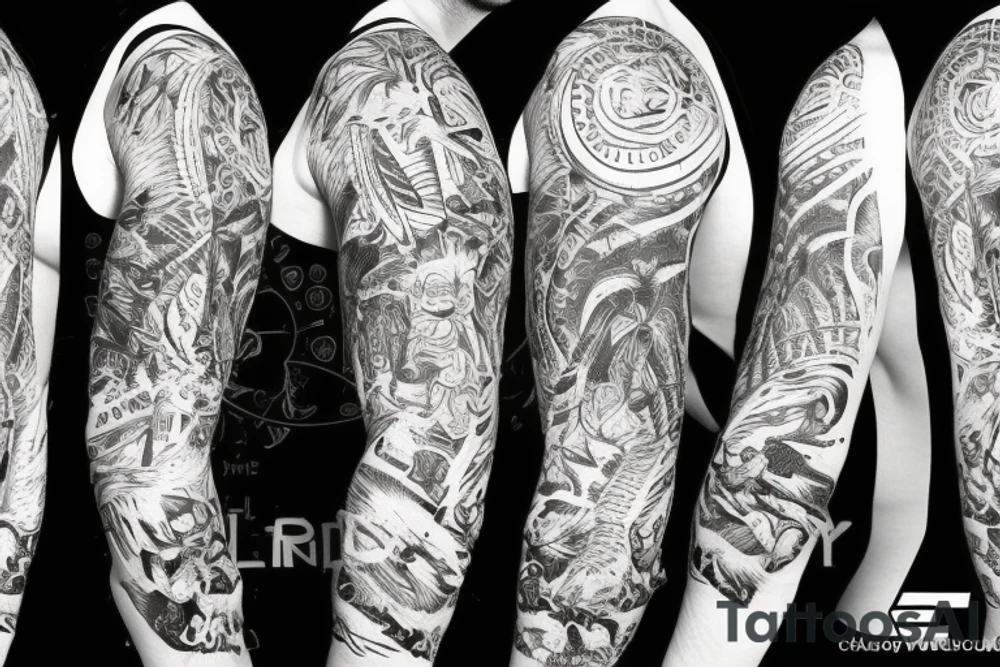 far cry 3 sleeve style without animals tattoo idea
