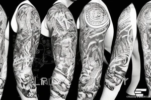 far cry 3 sleeve style without animals tattoo idea