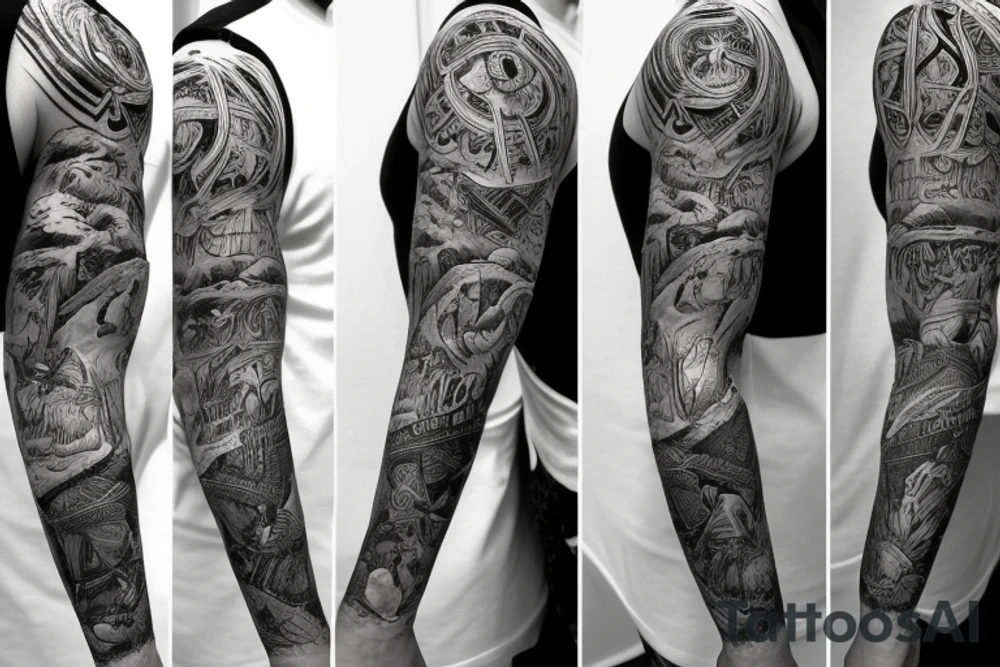 far cry 3 sleeve style without animals tattoo idea