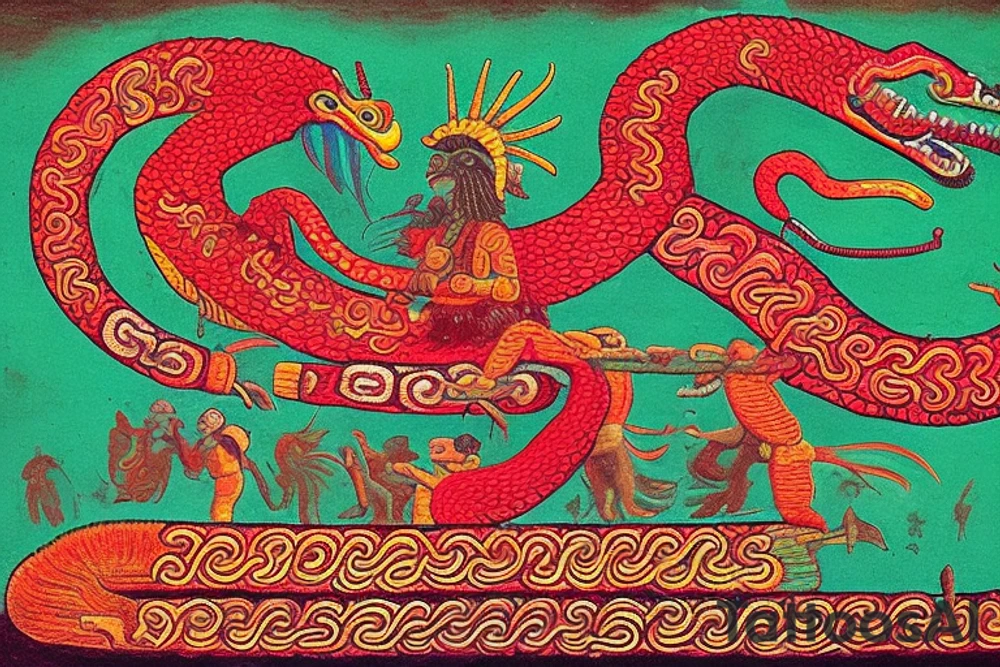 Quetzalcoatl (/ˌkɛtsəlkoʊˈætəl/[3]) [pron 1] is a deity in Aztec culture and literature. Among the Aztecs, it was related to wind, Venus, Sun, merchants, arts, crafts, knowledge, and learning. It was also the patron god of the Aztec priesthood. tattoo idea