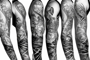 far cry 3 sleeve style without animals tattoo idea