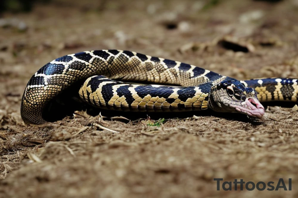 Feathered Serpent as a crested rattlesnake, sometimes with feathers covering the body and legs, and often in close proximity to humans.[2] It is believed that Olmec supernatural entities such as the feathered serpent were the forerunners of many later Mesoamerican deities,[3] although experts disagree on the feathered serpent's religious importance to the Olmec.[4] H.B. Nicholson notes that as early as the Middle Formative (Preclassic) in the Olmec tradition, images of serpents with avian characteristics were often represented in several types of artifacts and monuments. This composite creature, who has been denominated the “Avian Serpent” and “Olmec God VII,” appears to constitute an earlier form of the later full-fledged Feathered Serpent, the rattlesnake covered with feathers, probably with at least some of the same celestial and fertility connotations.[5] tattoo idea