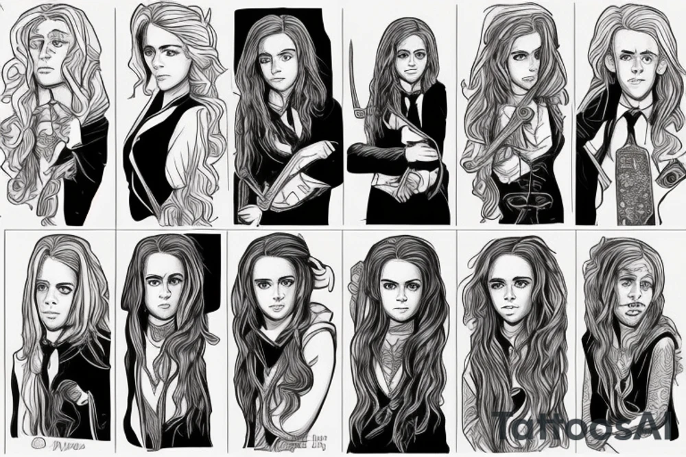 Hermione Granger and Drako Malfoy tattoo idea