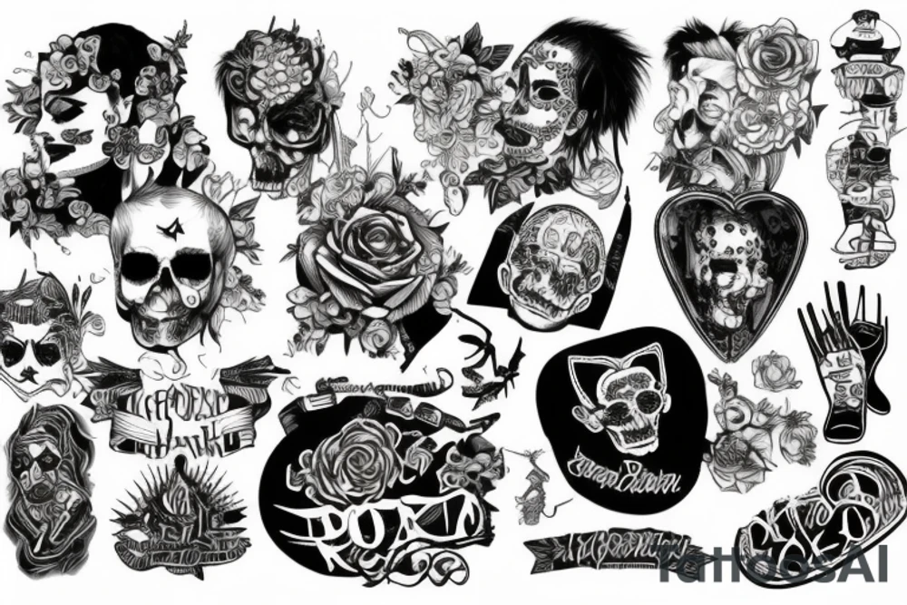 Punk rock tattoo idea