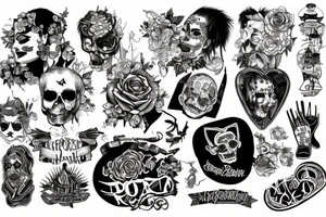 Punk rock tattoo idea