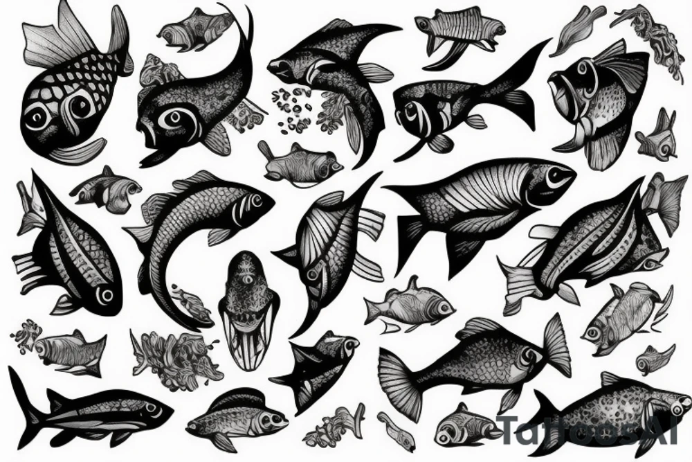 Fish fuck russians tattoo idea