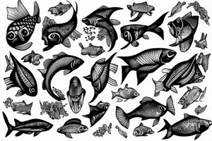 Fish fuck russians tattoo idea