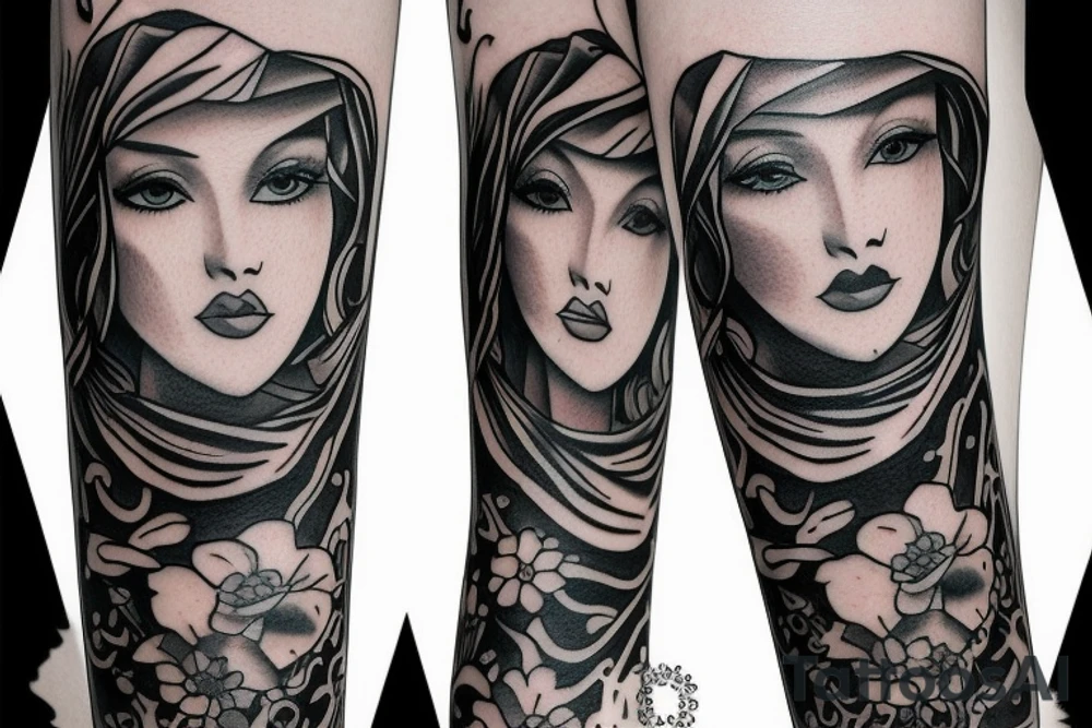Beautiful iranian tattoo idea
