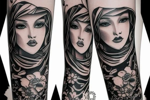 Beautiful iranian tattoo idea