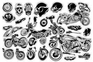 Bike tattoo idea