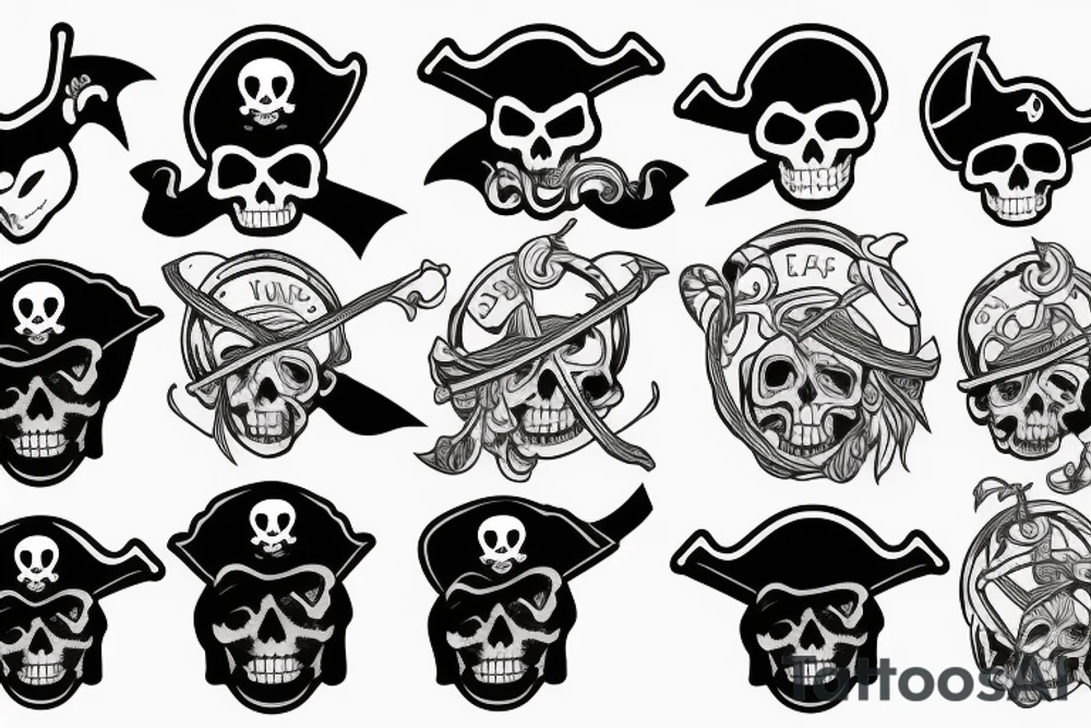 pirate tattoo idea