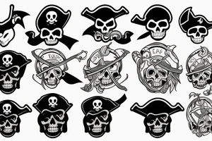 pirate tattoo idea