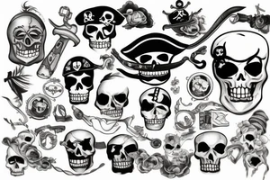 real fat pirate tattoo idea