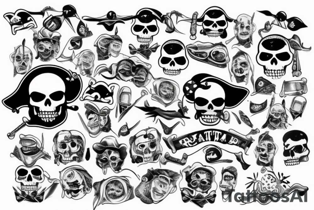real fat pirate tattoo idea