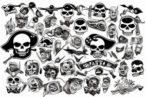 real fat pirate tattoo idea