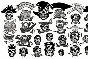 fat pirate tattoo idea