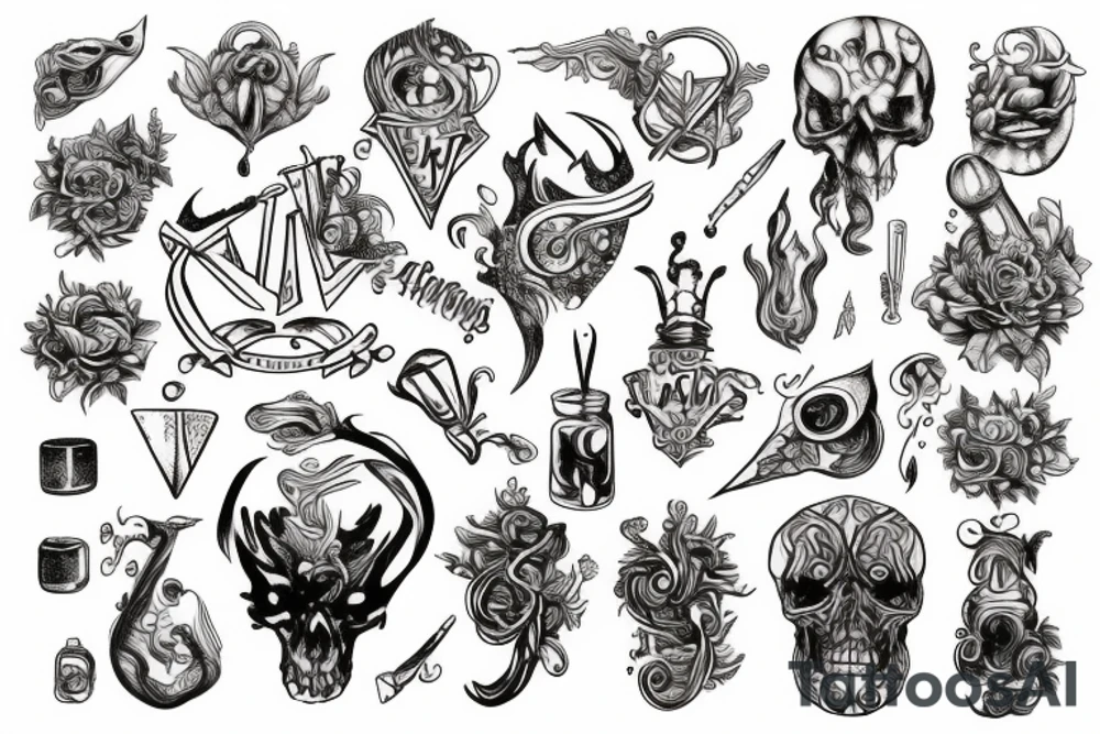 Alchemy tatto tattoo idea