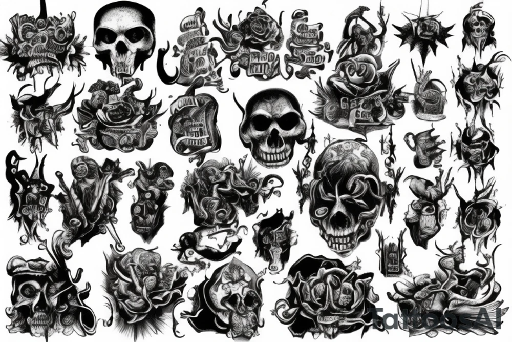 Church in hell tattoo idea