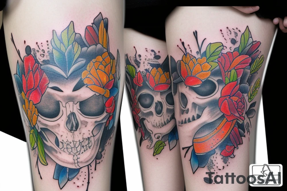 symboles alchimiques colores tattoo idea