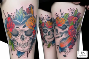 symboles alchimiques colores tattoo idea