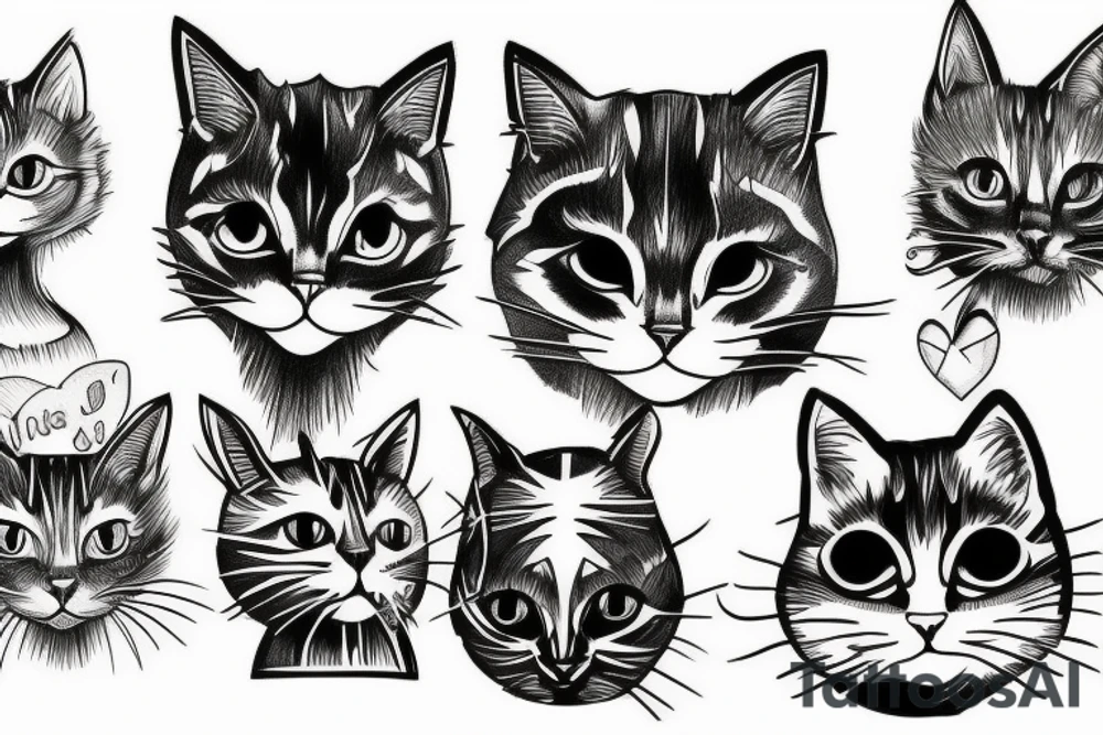 cat tattoo tattoo idea