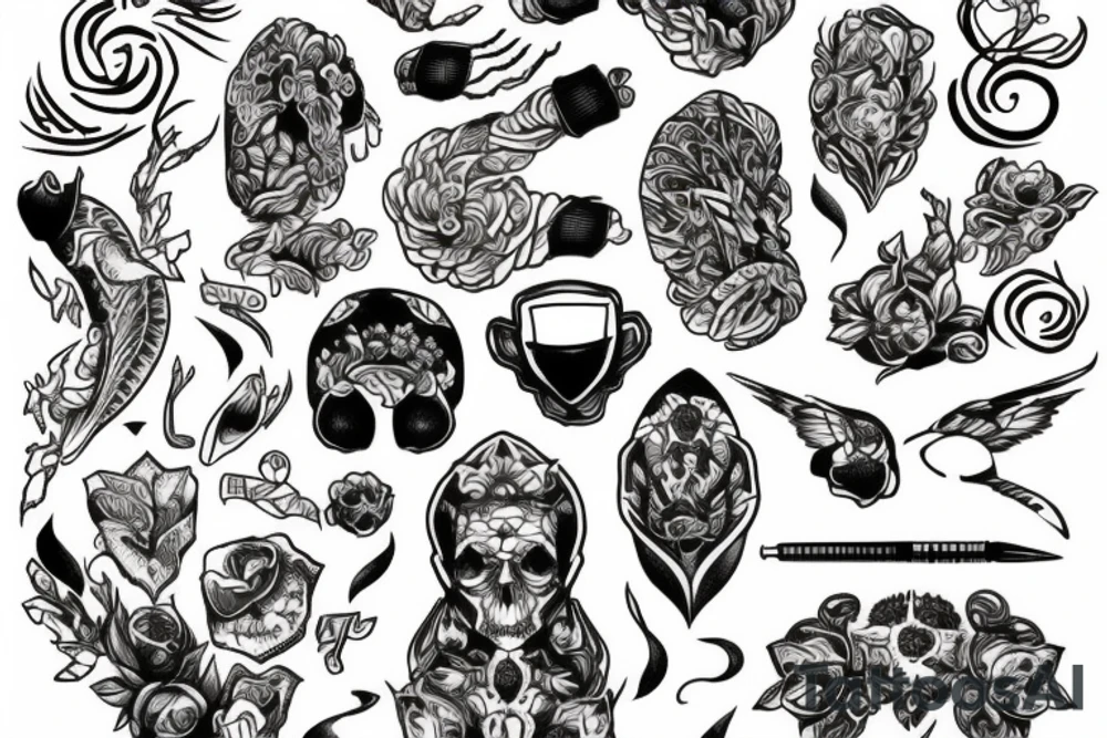 تتو گربه tattoo idea