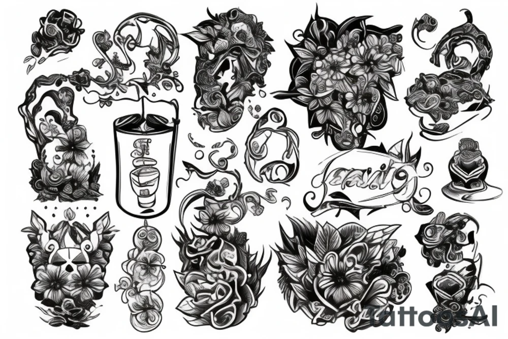 تتو گربه tattoo idea