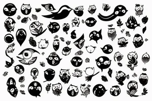 un gufo tattoo idea