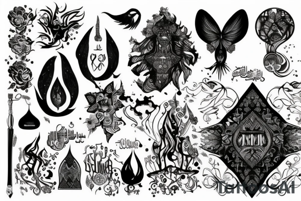 کبوتر بچه کرده کاش بودیو میدیدی tattoo idea